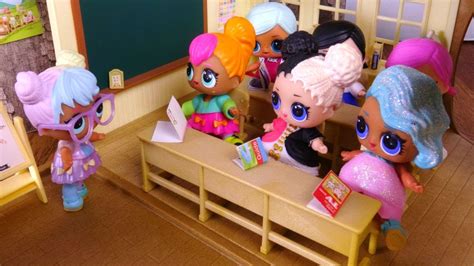 Lol Surprise Dolls Go To School School Day Lol Dolls Learning About