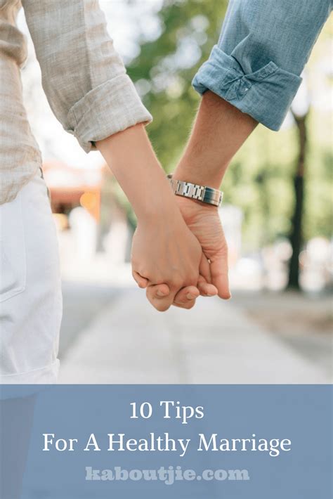 Tips For A Healthy Marriage