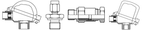 Connection Head Clamp Screw Stop Flange Mating Flange Screw Socket