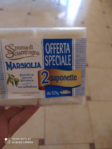 Spuma Di Sciampagna Sapone Di Origine Naturale Marsiglia X G