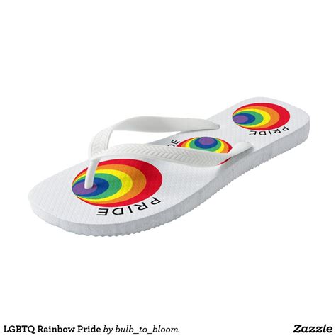 Lgbtq Rainbow Pride Flip Flops