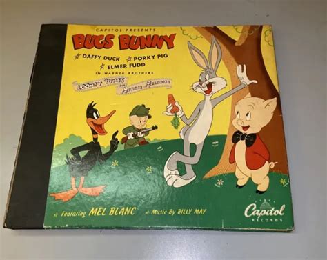 Vintage 1947 Capitol Records Bugs Bunny Merrie Melodies Stories Vinyl