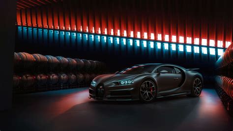 Desktop Wallpaper Black Bugatti Chiron 2020 Black Car Hd Image