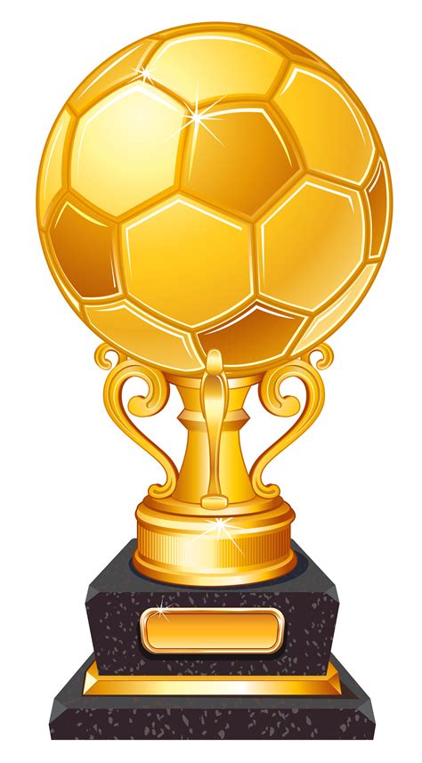 Trophy Football Clip Art Gold Football Award Trophy Transparent Png Clipart Png Download