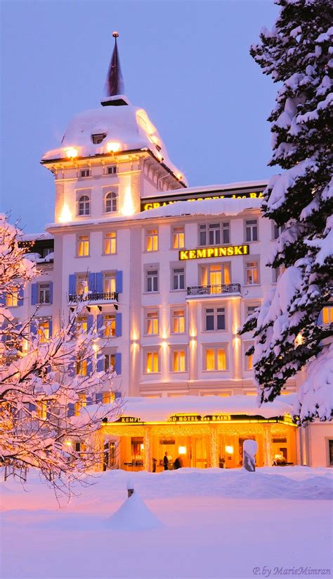 Kempinski Grand Hotel Des Bains St Moritz Switzerland Marie Mimran
