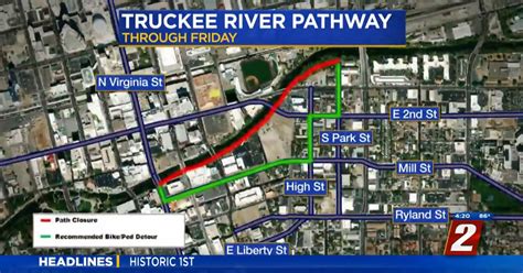 Truckee River Pathway Closures For Maintenance Starts Monday News