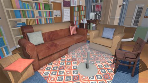 The Big Bang Theory Virtual Apartment Download Free 3d Model By