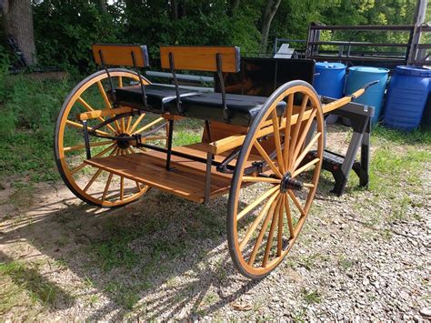 Vintage Hand Crafted Meadowbrook Cart Carriage Driving Carriages For