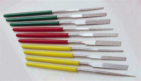 Mold Shop Tools Diamond Files Tapered With Round Handles