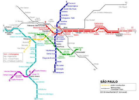 Mapa Del Metro De Sao Paulo Para Descarga Mapa Detallado Para Imprimir