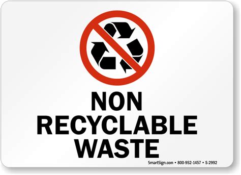 Non Recyclable Logo LogoDix