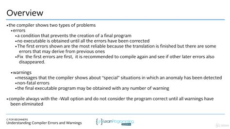 5 Understanding Compiler Errors Youtube