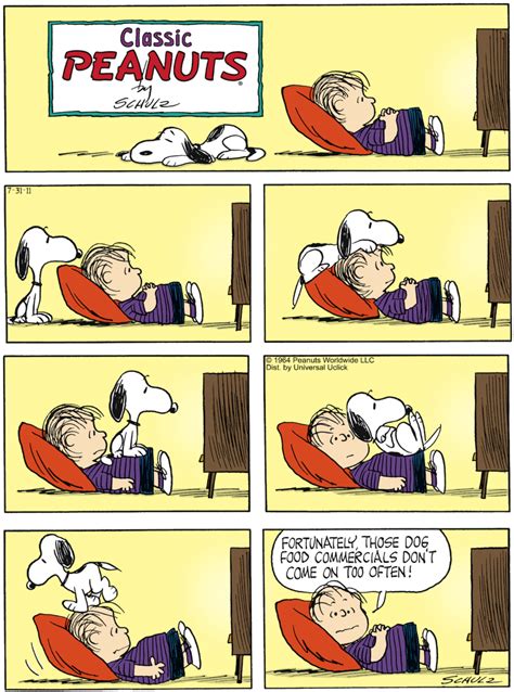 Peanuts By Charles Schulz For July 31 2011 Snoopy