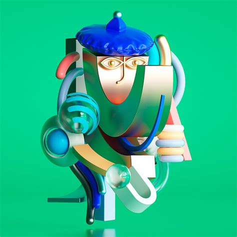Picasso Characters 3d Artworks By Omar Aqil Daily Design Inspiration