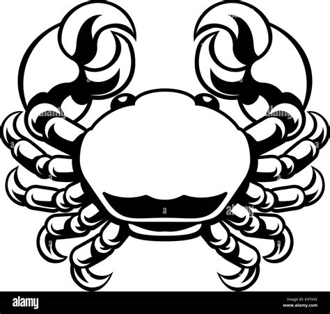 Cancer Zodiac Horoscope Astrology Sign Crab Stock Vector Image And Art