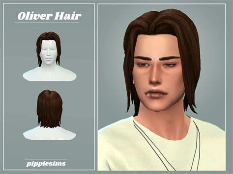 Oliver Hair Pippiesims On Patreon In 2020 Sims Hair Sims 4 Hair