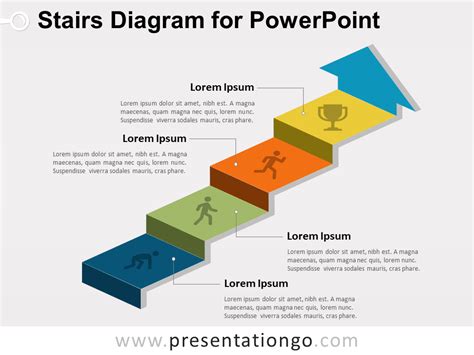 Stairs Diagram For Powerpoint