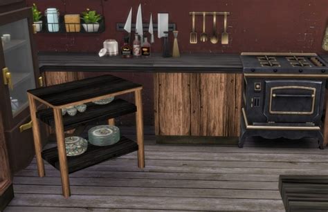 Ibiza Kitchen Mediterranean Style By Mary Jimenez At Pqsims4 Sims 4