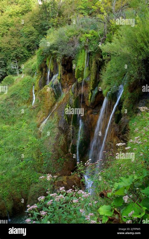 Waterfalls At Plitvice Lakes Croatia Nacionalni Park Plitvicka Jezera