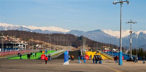 Sochi Olympic Park Editorial Image Image Of Center Coloured 37751740