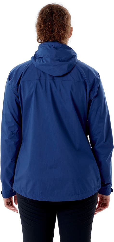 Rab Womens Downpour Plus 20 Jacket Nightfall Blue