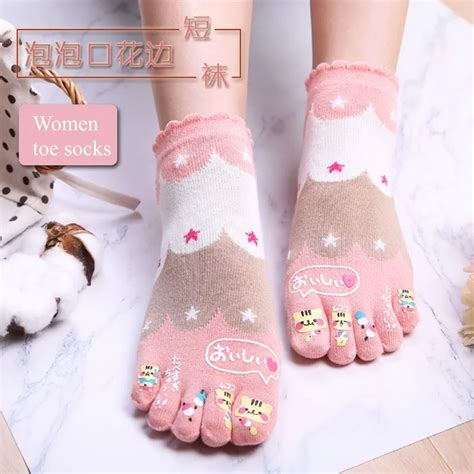 Funny Socks Women Fingers Toe Socks Women Funny Ankle Socks Women Five Finger Socks