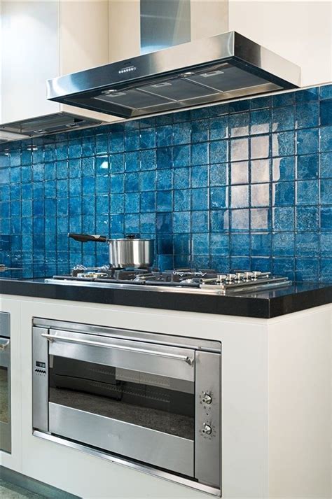 24 Unique Blue Glass Backsplash Kitchen Pics Desain Interior Exterior