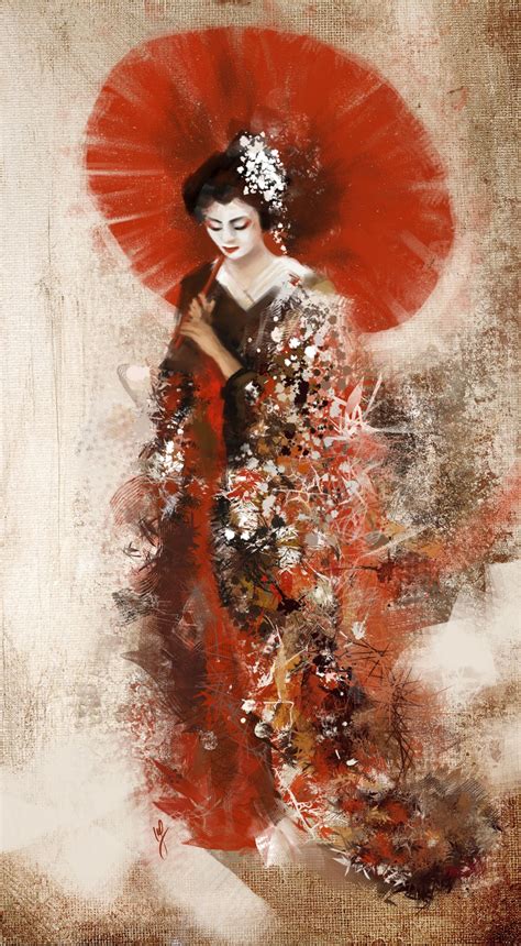 Gueisha Geisha Art Asian Art Chinese Art Girl