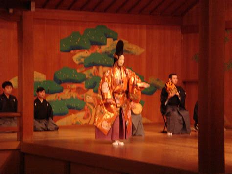 Noh Theatre Acting Demostration In Kyoto Japan Noh Theat Flickr