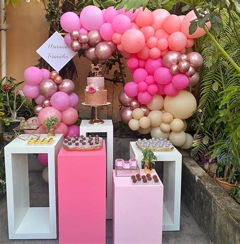 Lidia Corrêa Zip Festas On Instagram Uma Decoração Em Tons De Rosa