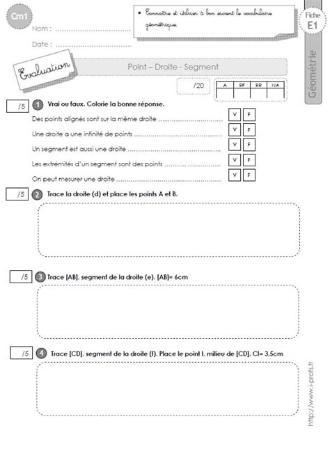 Dans cette rubrique sont regroupés tous les jeux en ligne de ce2 mais n'hésitez pas à consulter la rubrique des jeux en ligne ce1 pour trouver d'autres exercices qui serait. cm1: Evaluation les DROITES-SEGMENTS-POINTS