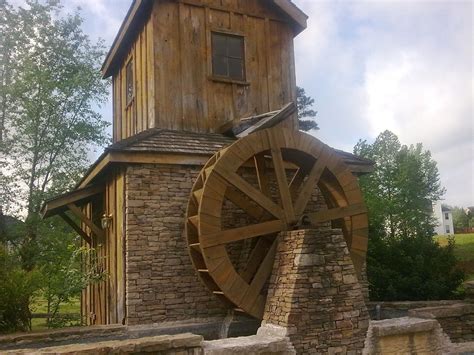 Waterwheelshed Water Wheel Windmill Country Barns