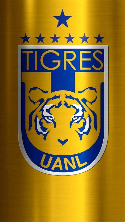 Escudo Tigres 7 Estrellas Redondeado ( Fondo de Pantalla ) | Tigres