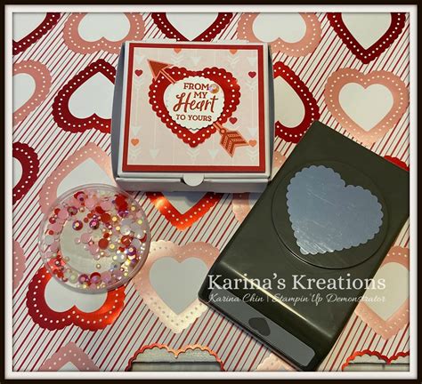 Stampinup From My Heart Suite Karina Chin Stampin Up Demonstrator
