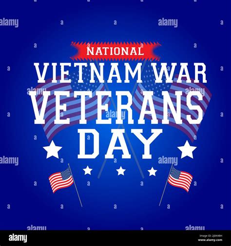 National Vietnam War Veterans Remembrance Day Stock Vector Images Alamy