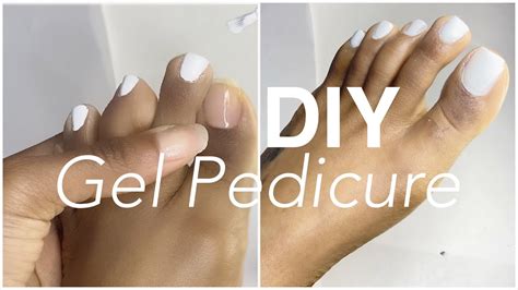 At Home Gel Pedicure Tutorial Youtube