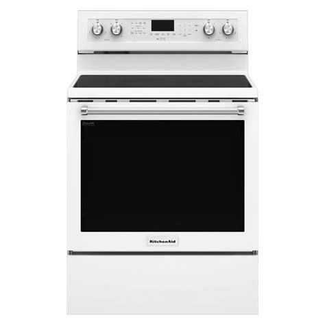 Kitchenaid 30 In 64 Cu Ft Electric Range With Self Cleaning