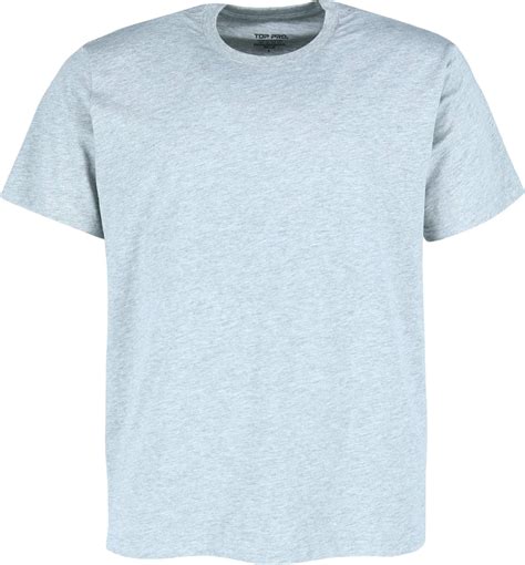 Top Pro Herren Solid Basic Rundhals T Shirt Amazon De Bekleidung