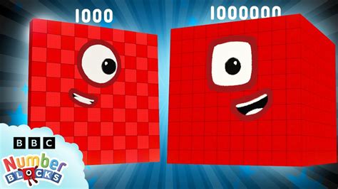 Count To 1000000 Numberblocks 1 Hour Compilation Learn To Count