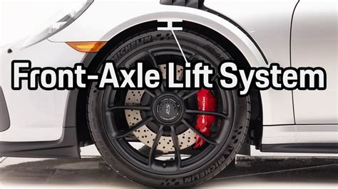 Porsche Front Axle Lift System Pcc Youtube