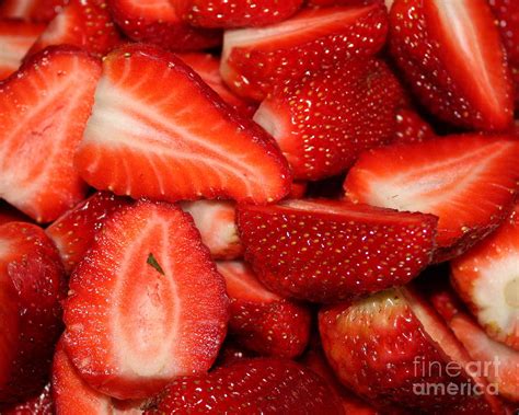 Cut Strawberries Photograph By Carol Groenen Pixels