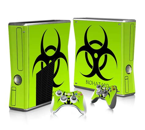 Vinyl Skin Sticker Protector For Microsoft Xbox 360 Slim And 2