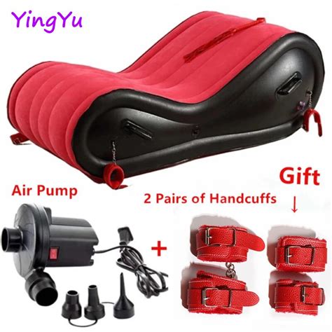 inflatable sexy sofa bed adult love game sofas chaise living room furniture tantra sofa with