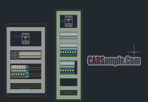 Electrical Board Drawing In Autocad Free Dwg