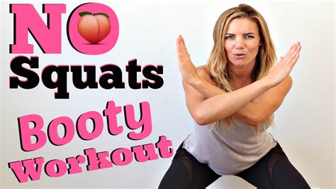 No Squats Booty Workout Butt Lifting Exercises Youtube
