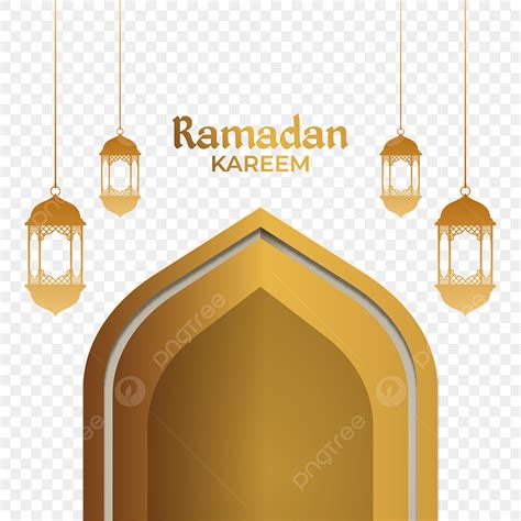 Ramadan Kareem Lantern Vector Design Images Ramadan Kareem With Golden