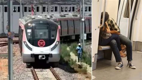 Delhi Metro Picture Of Couple Kissing In Train Goes Viral Dmrc Reacts Viral News Zee News