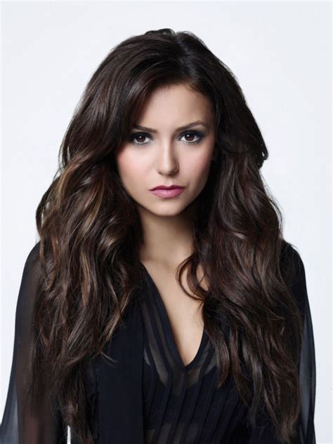 Nina Dobrev As Elena Dark Chocolate Hair Color Hair Styles 2016