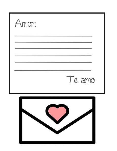 Plantilla De Carta De Amor Word Para Imprimir Modelo Diario