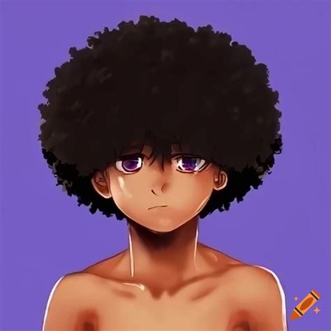Anime Black Boy With Afro On Craiyon